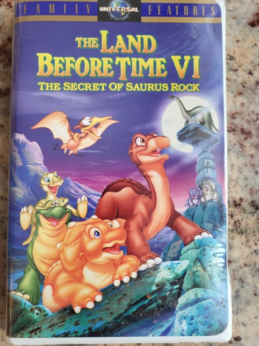 The Land Before Time VI: The Secret of Saurus Rock (VHS, 1998, Clamshell...